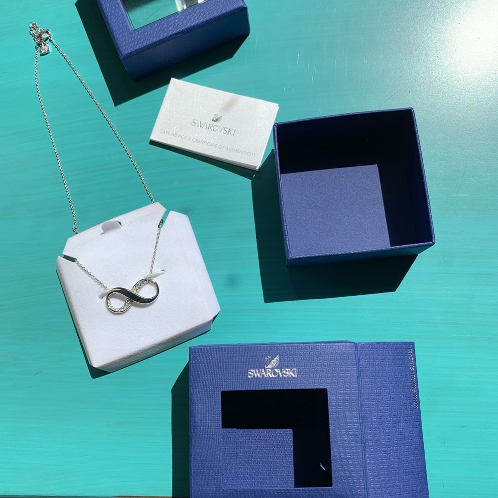 Swarovski Infinity Pendant - Picture 2 of 4